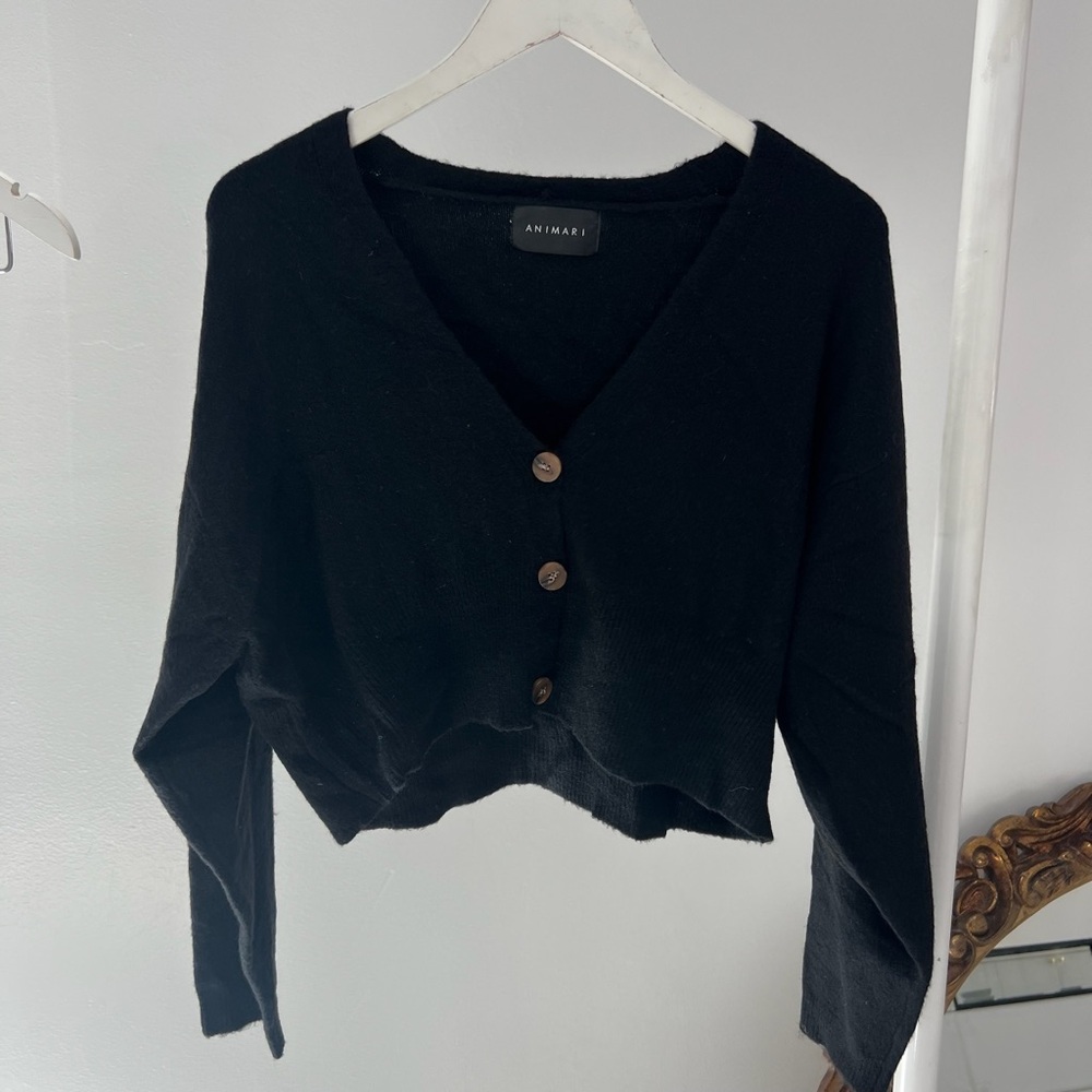 Animari button front sweater